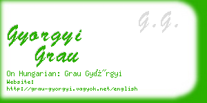 gyorgyi grau business card